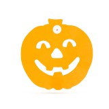 Globiz Halloween-i papír girland - tök - 3 m
