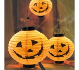 Globiz Halloween-i szolár lampion - tök - ⌀20 cm