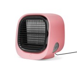 Globiz Hordozható mini léghűtő ventilátor - USB - rózsaszín