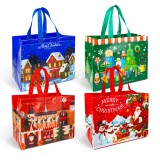 Globiz Karácsonyi ajándéktáska - 31 x 25 x 17 cm - 4 féle