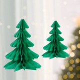 Globiz Karácsonyi dekoráció - 3D, papír - fenyőfa lampion