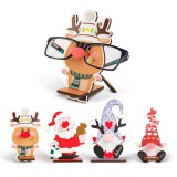 Globiz Karácsonyi dekoráció - asztali szemüvegtartó - 14 x 10 cm - 4 féle