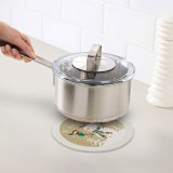 Globiz Karácsonyi edényalátét - hóember - 180 x 7 mm