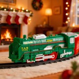 Globiz Karácsonyi kisvasút - világít - elemes - 3 féle pálya