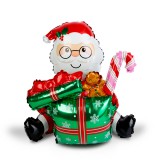 Globiz Karácsonyi lufi - Mikulás - 60 x 65 cm