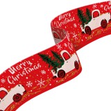 Globiz Karácsonyi szalag - piros - 60 x 6,3 cm