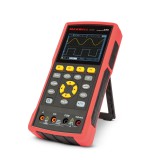 Globiz Kézi oszcilloszkóp - akkumulátoros - 3.5" színes LCD - AC/DC, 400V, 40MHz, 2 csatorna, 8K/4K