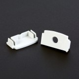 Globiz LED aluminium profil végzáró (41026hoz) - 2 db - fehér