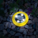 Globiz LED-es leszúrható szolár lámpa - sárga - hidegfehér - 11,5 x 2,3 cm