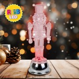 Globiz LED-es ólomkatona dekoráció - RGB LED - 15 x 5 x 5 cm - elemes