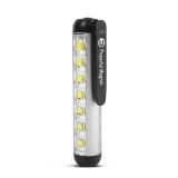Globiz LED-es zseblámpa - munkalámpa móddal - 400 mAh akkumulátor - XPE + SMD LED - 500 lm - IP55 - ezüst