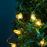 Globiz LED fényfüzér - csibe - 2 m - 20 LED - 2 x AA