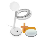 Globiz LED lámpa - nagyító lencsével - 4" - 100 mm