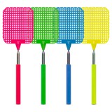 Globiz Légycsapó - teleszkópos - műanyag - 25 - 72 cm - 4 szín