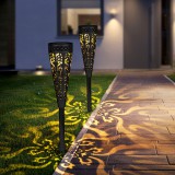 Globiz Leszúrható szolár lámpa - 1 melegfehér LED - 28,5 x 7 cm