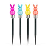 Globiz Leszúrható szolár lámpa - nyuszi - 1 fehér LED - 5,5 x 38,5 cm