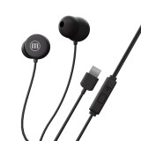 Globiz Maxell vezetékes fülhallgató - fekete - USB-C (INBAX)