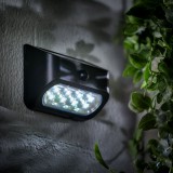 Globiz Mozgásérzékelős szolár lámpa - 14 x 6,5 x 10 cm - 8 x SMD LED