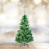 Globiz Műfenyő - 150 cm - ezüstfenyő dús ágakkal - PVC - havas