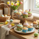 Globiz Muffin papír szett - húsvéti 100 db (25 x 4 szín) - 7 x 5 x 3,2 cm