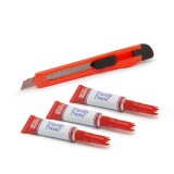 Globiz Pillanatragasztó szett univerzális késsel 3 x 5 g