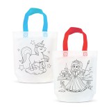 Globiz Színezhető ajándéktáska - 4 filccel - 24 x 22 cm - 2 féle