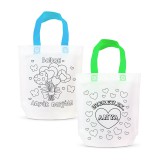 Globiz Színezhető ajándéktáska - 4 filccel - 24 x 22 cm - 2 féle