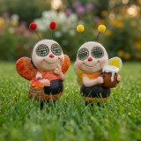 Globiz Szolár állatfigura - méhecske - mozgó szemekkel - 112 x SMD LED - 22 cm - 2 féle