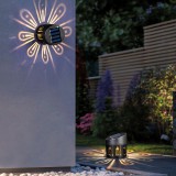 Globiz Szolár dekorlámpa - fali / álló - 8 x 9 cm - 1 melegfehér SMD LED