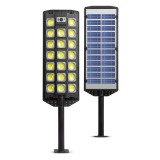 Globiz Szolár fali reflektor - 520 SMD LED - 3000 lm - 20W - 4500 mAh - IP65