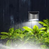 Globiz Szolár lámpa - fali - 10 x 5 x 8 cm - 4 fehér SMD LED