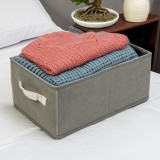 Globiz Szövet tárolódoboz - 38,5 x 24 x 16,5 cm - szürke