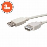 Globiz USB hosszabbító A aljzat - A dugó 3,0 m