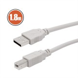 Globiz USB kábel 2.0 A dugó - B dugó 1,8 m