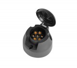 Globiz Utánfutó csatlakozó aljzat - 7 pólusú - 12V