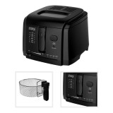 Globiz WinningStar - Olajsütő - 3 L - 1600 W - fekete