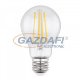GLOBO 10582K LED Fényforrás, átlátszó üveg búra, filament szál. Ø:60, H:106, inkl. 1xE27 LED 6W 230V, 806lm, 2700K