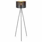 GLOBO 15342S TUNNO Állólámpa fém fekete-arany. H:1500, exkl. 1xE27 60W 230V