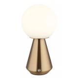 GLOBO 21029C SORA LED asztali lámpa 1,50 230V IP41 1xLED réz matt d=120 mm 140lm