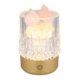 GLOBO 21044 LIZZY LED asztali lámpa 1W 230V IP20 1xLED arany matt d=78 mm 95lm 3000K