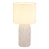 GLOBO 21739G MARBLE asztali lámpa 40W 230V IP20 1xE14 szürke d=160 mm