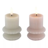 GLOBO 23311-2 WYNTER LED asztali lámpa 0,06 3V IP20 1xLED szürke d=68 mm 2000K