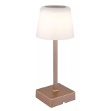 GLOBO 28061CH XAYDEN LED asztali lámpa 2W 230V IP20 1xLED pezsgő matt d=85 mm 100lm