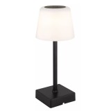 GLOBO 28061S XAYDEN LED asztali lámpa 2W 230V IP20 1xLED fekete d=85 mm 100lm