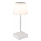 GLOBO 28061W XAYDEN LED asztali lámpa 2W 230V IP20 1xLED fehér matt d=85 mm 100lm