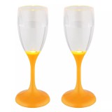 GLOBO 28076-2 COEN LED asztali lámpa 0,06 3V IP20 1xLED narancssárga d=69 mm 3000K