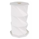 GLOBO 28081 BENDERA LED asztali lámpa 1W 230V IP20 1xLED fehér matt d=130 mm 81lm