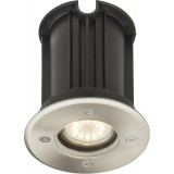 GLOBO 31100 STYLE II Süllyesztett padlólámpa, 40W, GU10, rozsdamentes acél, üveg, műanyag