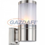GLOBO 32014 XELOO Kültéri fali lámpa, 60W, E27, rozsdamentes acél, műanyag