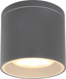 GLOBO 32063A ALCALA Kültéri lámpa alumínium antracit színű, üveg búrával. IP44, Ø:107, H:94, exkl. 1xGX53 7W 230V